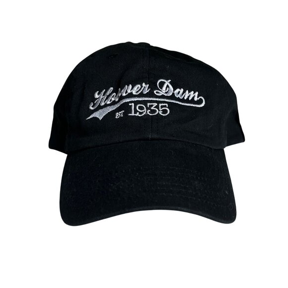 Hoover Dam Baseball Hat Est. 1935 Embroidered Black New - Picture 1 of 9